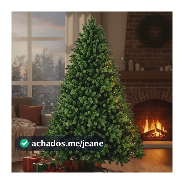 Árvore De Natal 2,10m Verde Tradicional 1800 Galhos Pinheiro Verde