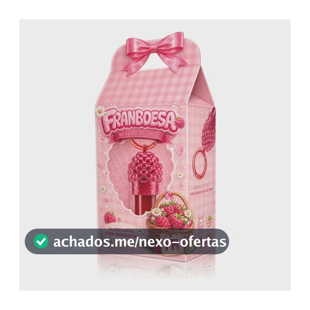 Gloss Franboesa By Franciny Ehlke Vermelho
