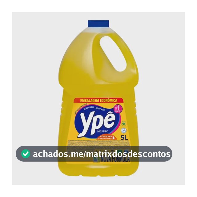 Detergente Ypê Neutro 5 Litros