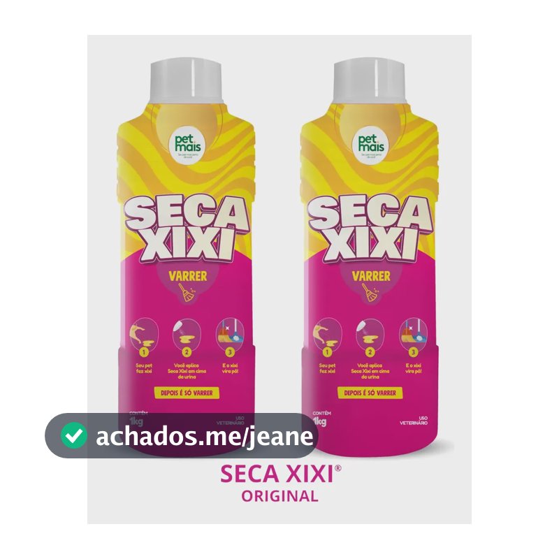 Kit 2 Und De Seca Xixi Varrer 1kg Petmais Para Cães & Gatos
