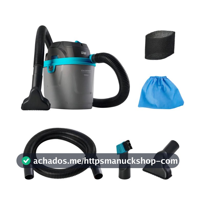 Aspirador De Pó E Líquido Portátil Wap Gtw Compact 1400w 5,5L 220V