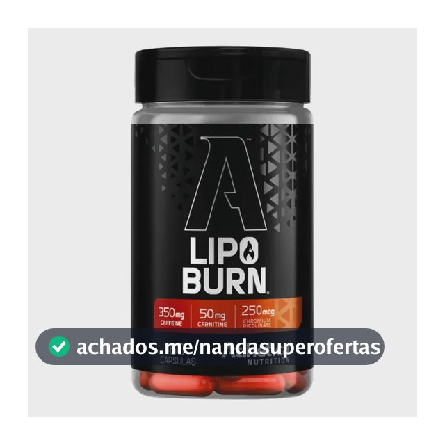 Atlhetica Nutrition, Nutrition Series, Termogénico Lipo Burn Hd - 60 Capsulas Sem sabor