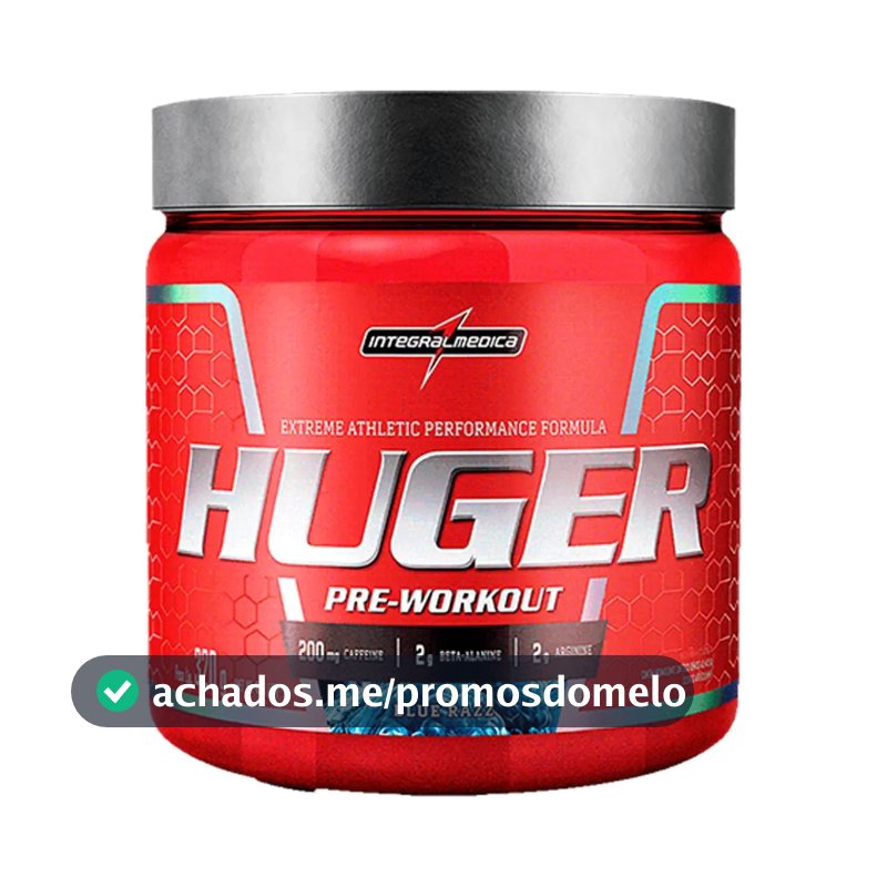 Pré Treino Huger Blue Razz 320g Integralmédica