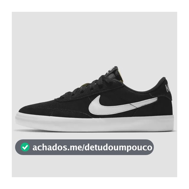 Tênis Nike Sb Heritage Vulc Masculino Preto/branco 42 Br