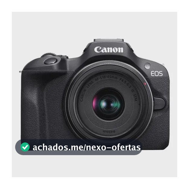 Camera Canon Eos R100 Kit 18-45mm F/4.5-6.3 Is Stm