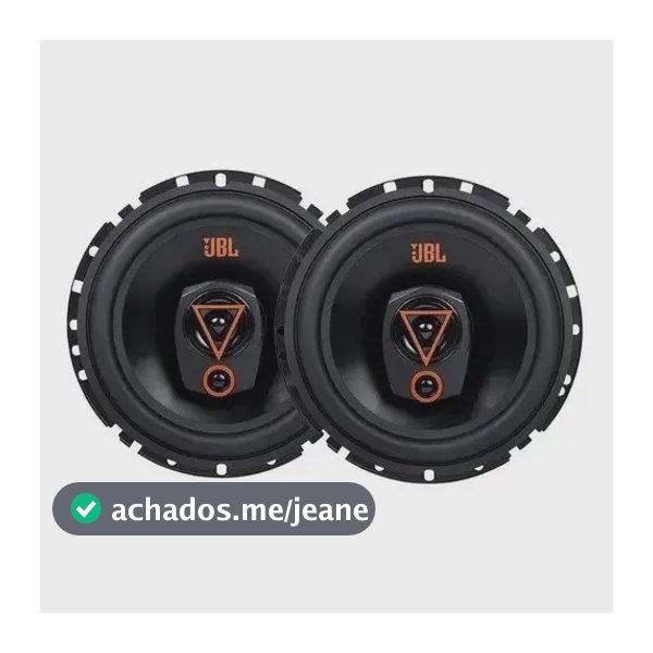 Par alto falante JBL multisystem 6TRMS80 Triaxial 6 Pol 160w cor preto