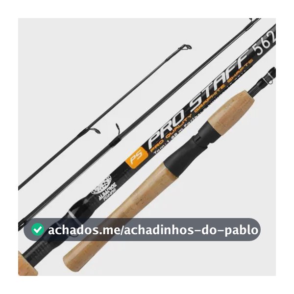 Vara Molinete Carbono Albatroz Pro Staff 562 1,68m 8-17lb