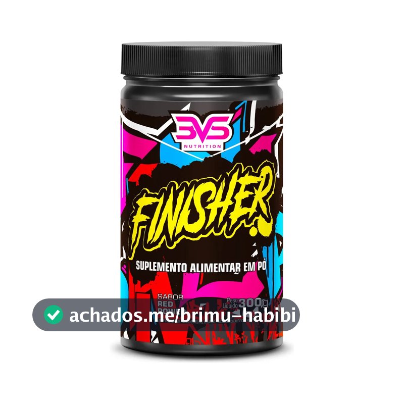 Pós Treino / Intra Treino Finisher 300g - Sabor: Red Power - Fórmula Exclusiva Com 7 Ingredientes Que Auxiliam Na Recuperação Pós Treino Amino Energy