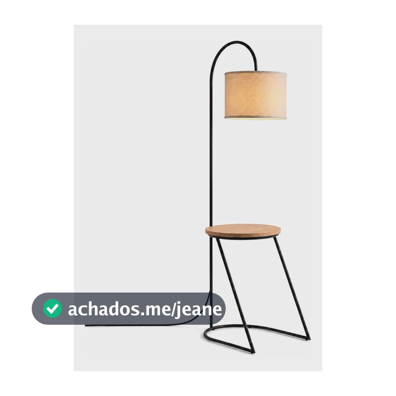 Luminária De Mesa Cabeceira Luxo Abajur Quarto Moderno Preto Bege 100-220v