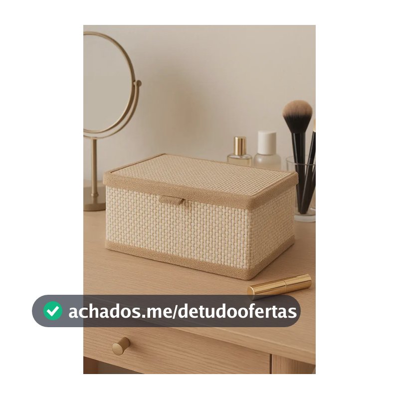 Cesto Organizador De Bambu 24x18 Com Tampa E Forro Cesta Decorativa Caixa Organizador Multiuso Decoração Boho Vime Tendencia