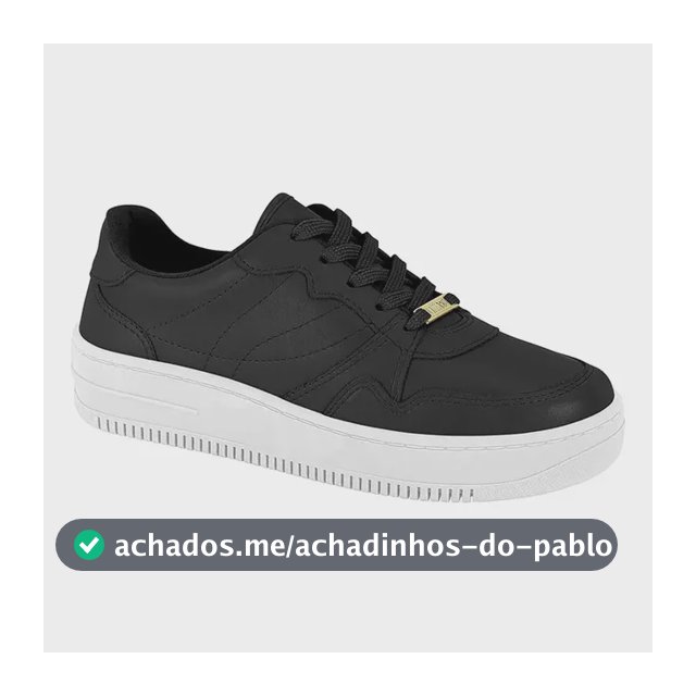 Tênis Vizzano Casual Feminino Plataforma Leve Ultra Conforto