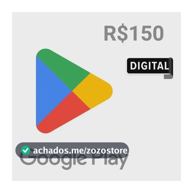 Google Play Gift Card R$ 150 (Digital)