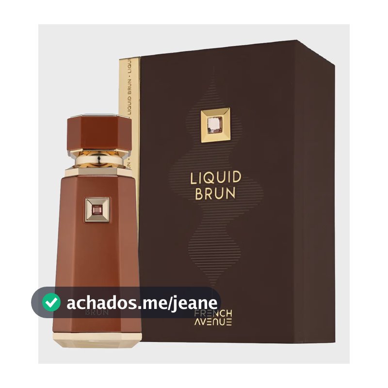 Perfume líquido Brun French Avenue 100ml Edp Arabe