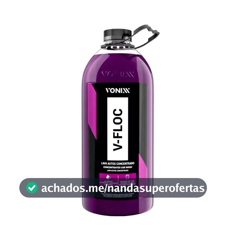 V floc Shampoo Automotivo Neutro Concentrado 3L Vonixx