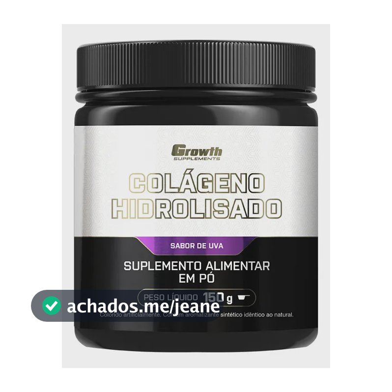 Colágeno Hidrolisado 150g Growth Supplements Uva