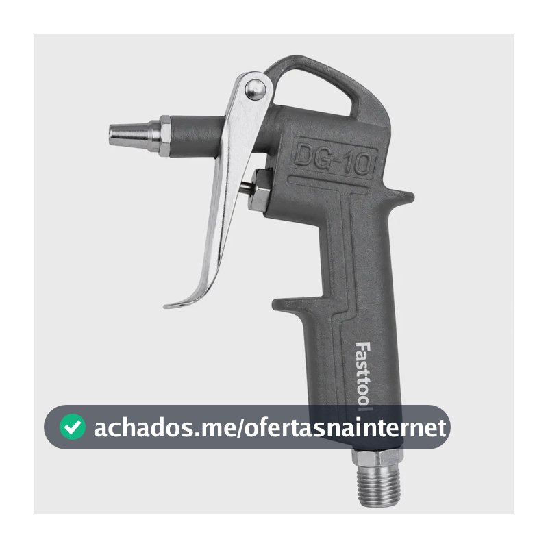 Pistola De Ar Comprimido 1/4 Para Limpeza Encaixe Rosca