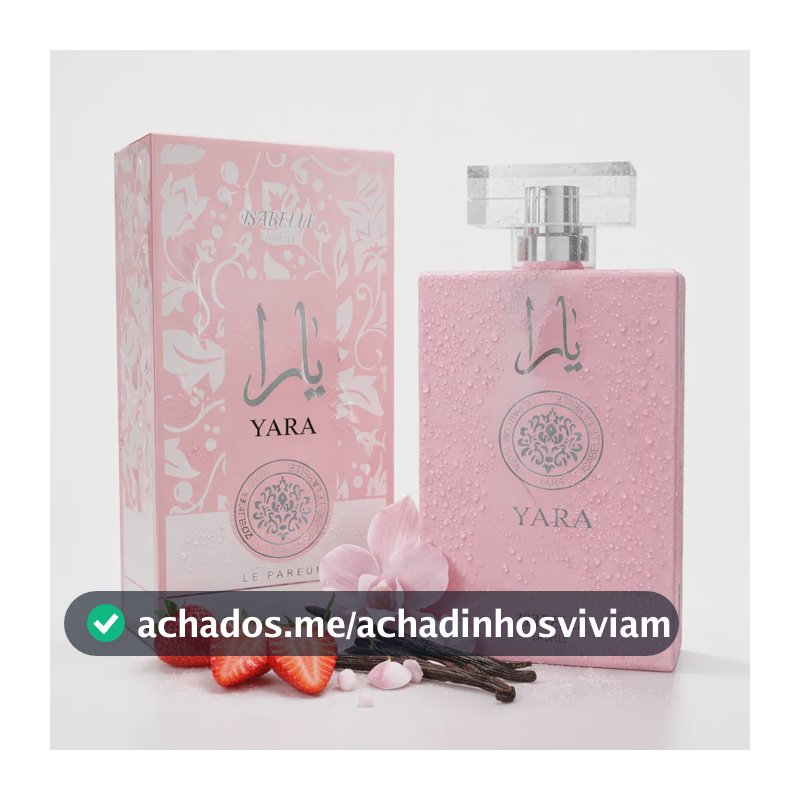 Perfume Árabe Yara Feminino 100ml Isabelle Doce Alta Fixação