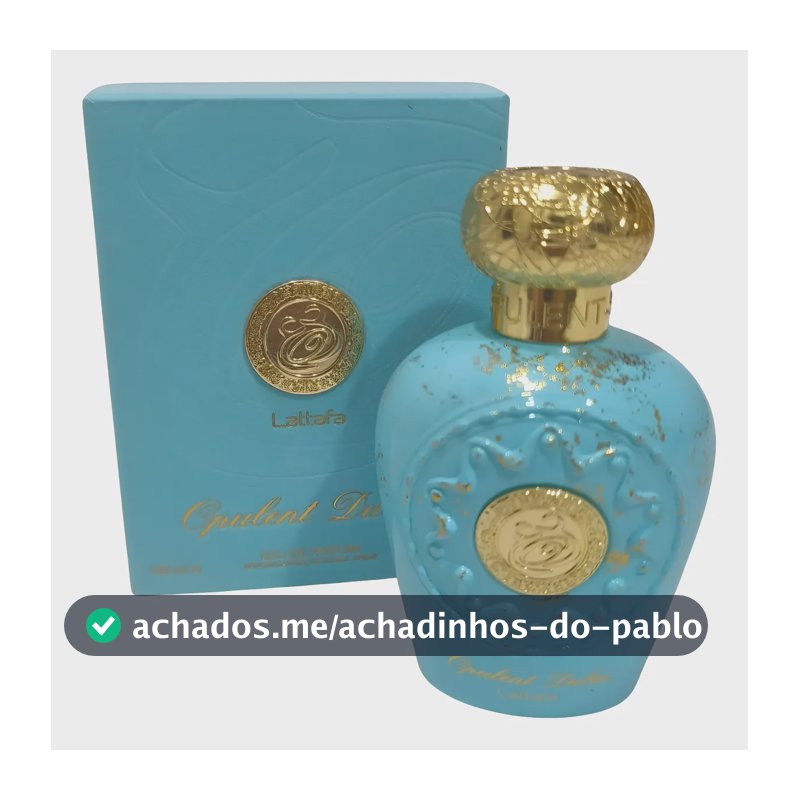 Perfume Árabe Opulent Dubai Eau De Parfum 100ml