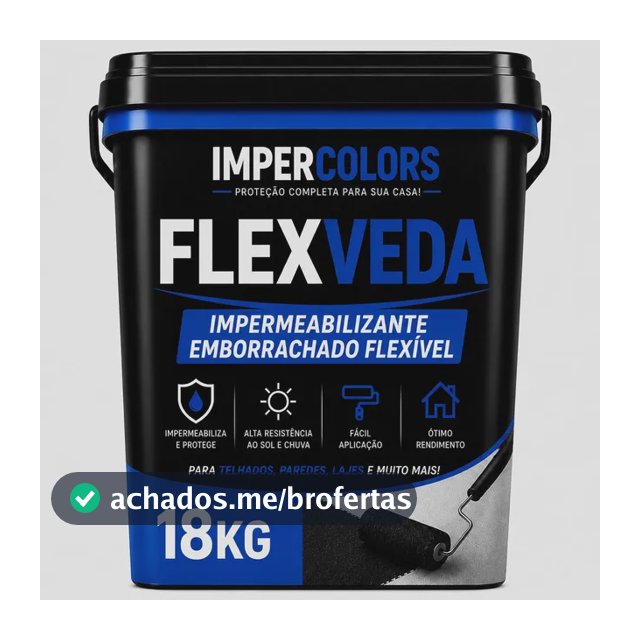 Tinta Emborrachada 18kg Anti Infiltração Protege 100%