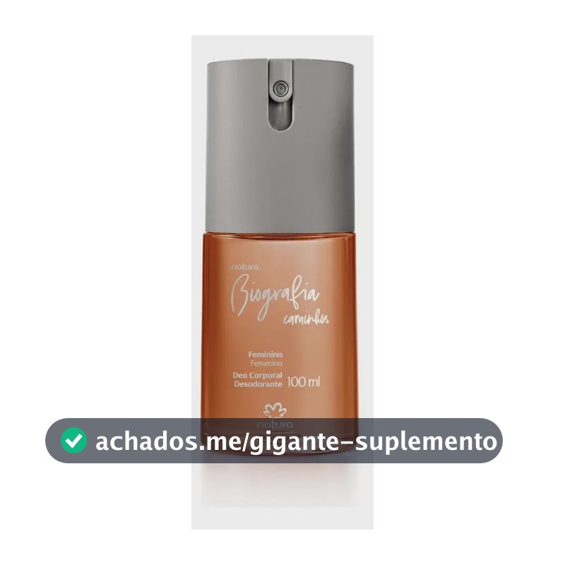 Natura Biografia Caminhos Feminino 100 Ml