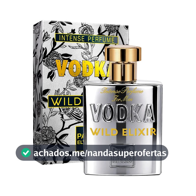 Perfume Vodka Wild Elixir Paris Elysees Masculino 100ml