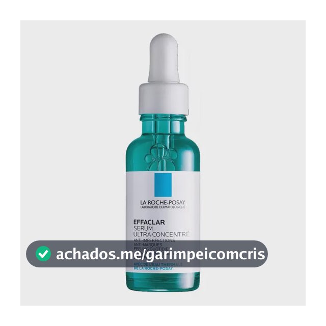 Sérum Ultra Concentrado La Roche Posay Effaclar noite para pele grasa de 30mL 30g 30 màs anos