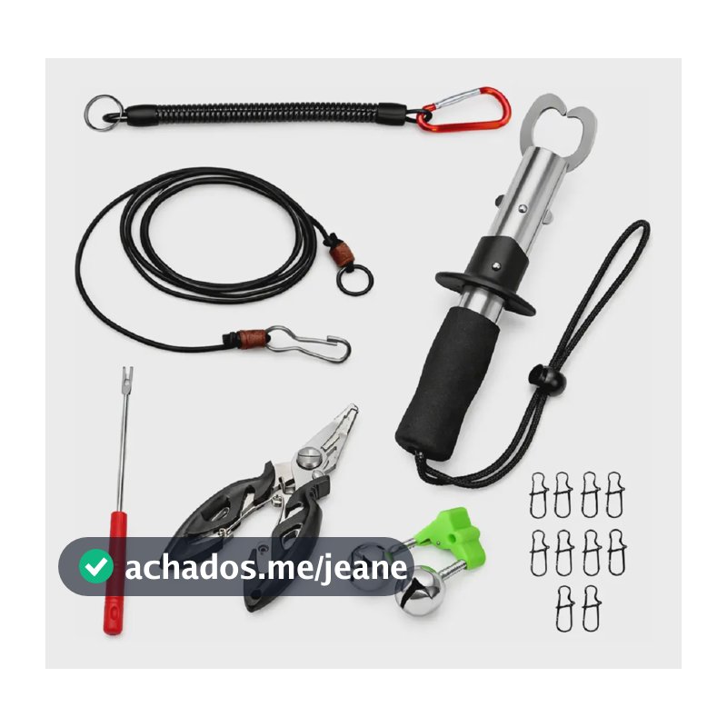 Kit Alicate Boga Tesoura Saca Anzol Salva Vara Sino Snap