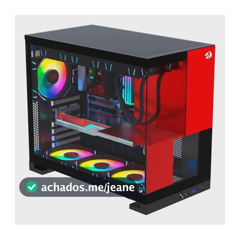 Gabinete Gamer Redragon Eternal Ca-612br Mid Tower Argb