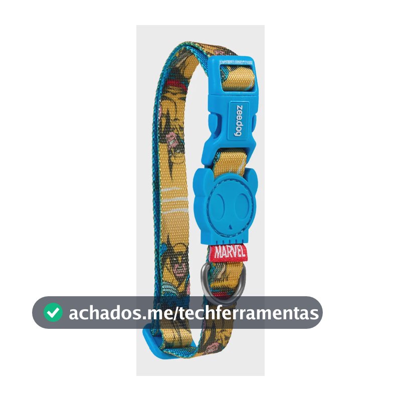 COLEIRA PARA CACHORROS ZEEDOG MARVEL WOLVERINE M