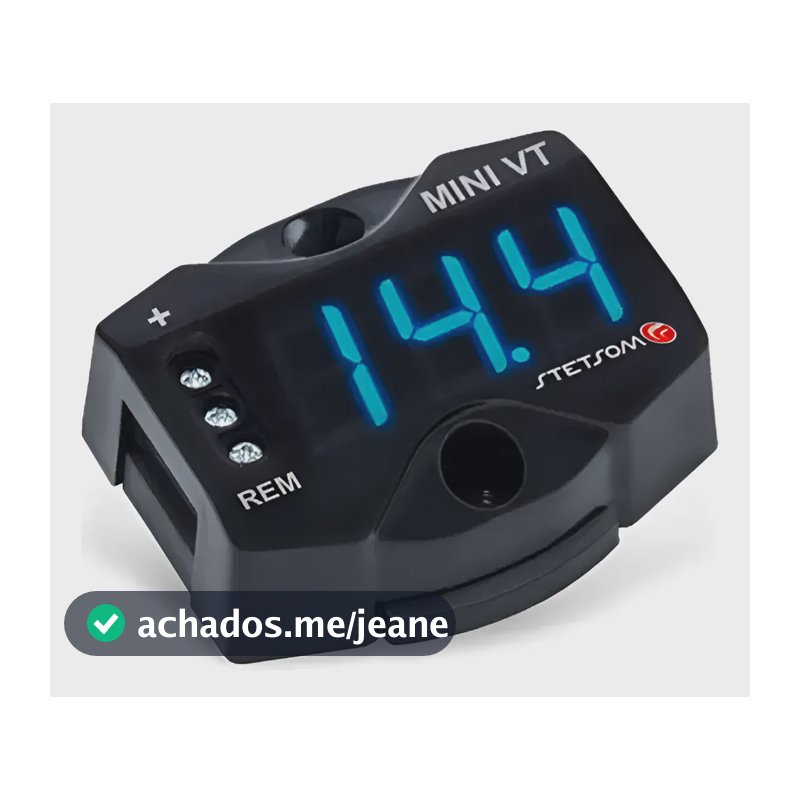 Mini Voltimetro Stetsom Automotivo Digital