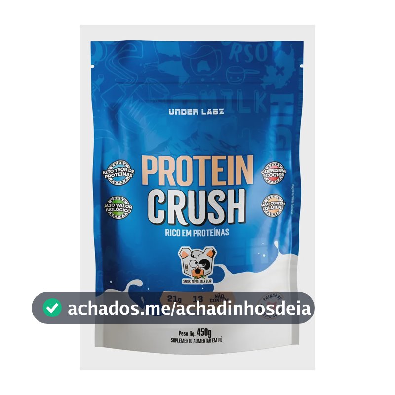 Whey Protein Crush 100% Concentrado Under Labz Coq10 450g Alpine Milkbear 450g