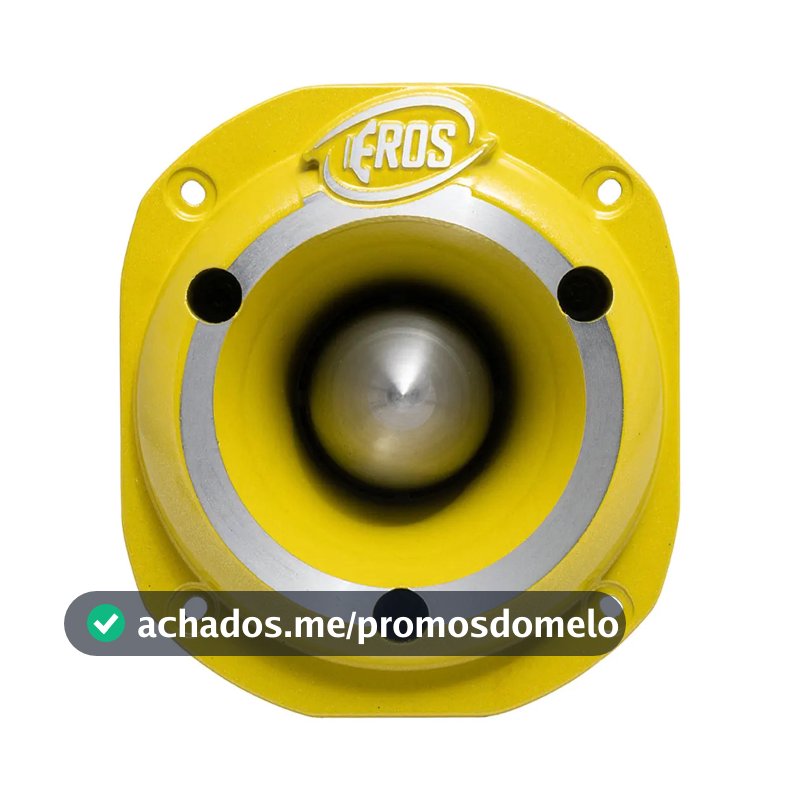 Super Tweeter Eros 150 Rms Eta-44 Trio Para Corneteira Cor Amarelo