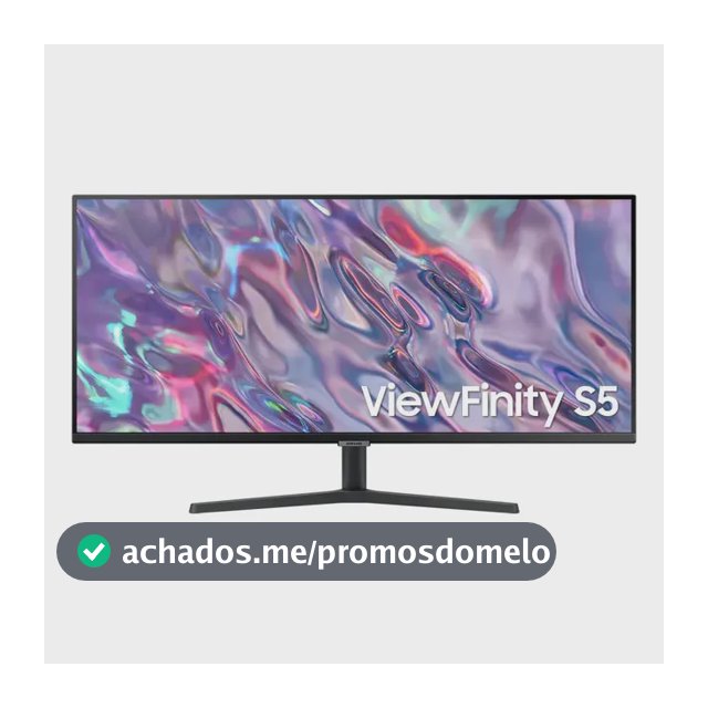 Monitor Samsung ViewFinity S5 34” UWQHD VA LS34C500GALMZD 100Hz 5(GTG) HDMI Headphone Display Port