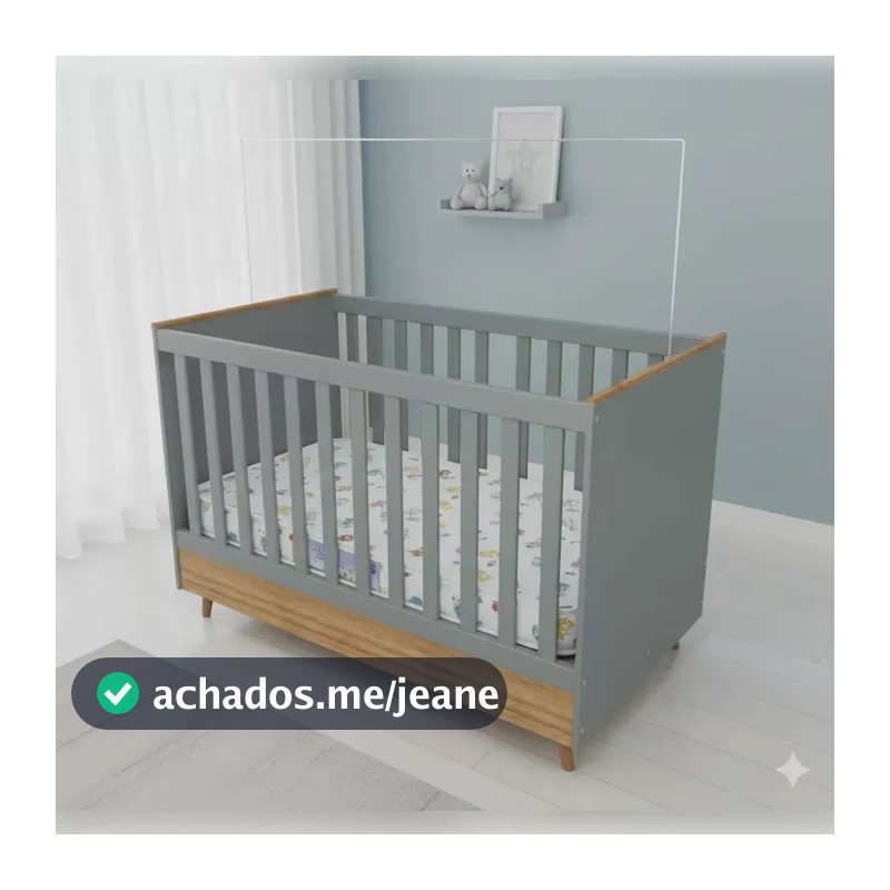 Berço 2x1 Ternura Plus Baby Bartira
