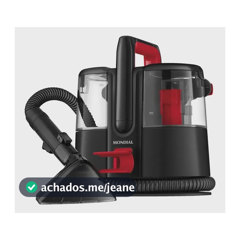 Extratora E Higienizadora Portátil Deep Cleaner I Mondial 16 Cor Preto