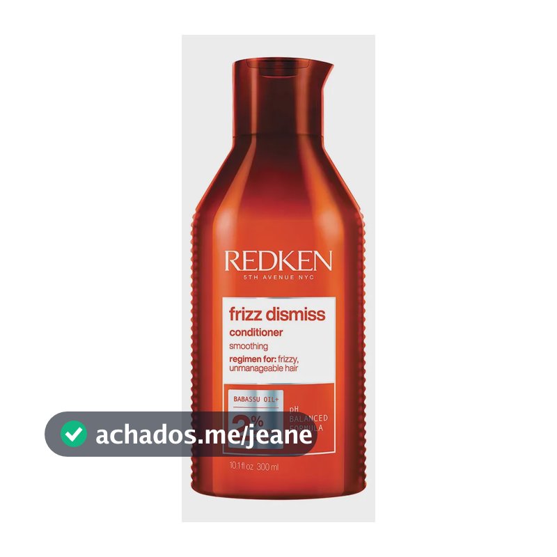 Condicionador Antifrizz com Óleo de Babassu Frizz Dismiss Redken 300ml
