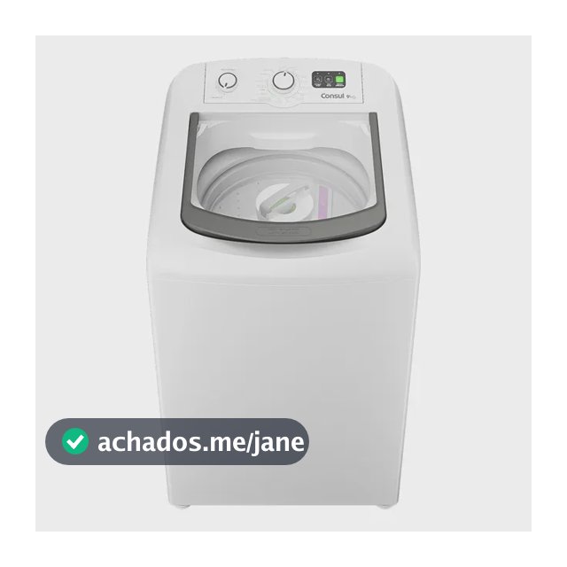 Máquina De Lavar Consul 9kg Branca Com Dosagem Econômica - C 110v Branco
