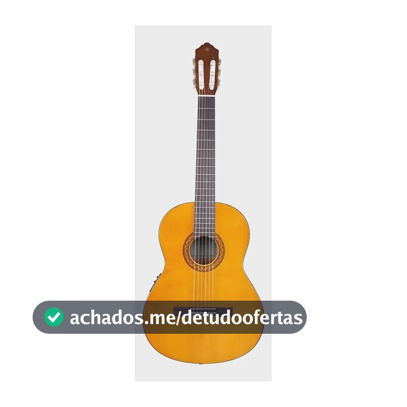 Violão eletroacústica Yamaha CX40 para destros natural pau-rosa brilhante