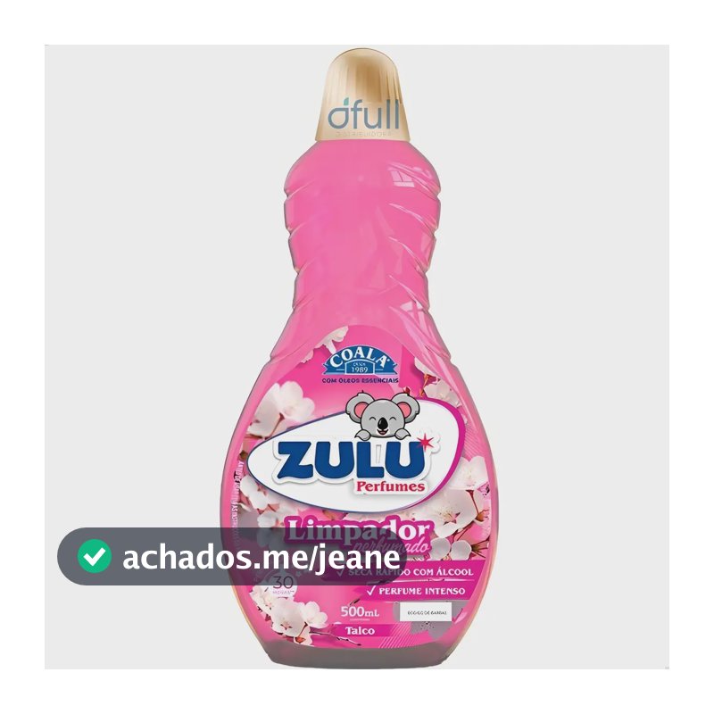 Limpador Multiuso Perfumado Talco C/ Álcool 500ml Limpeza