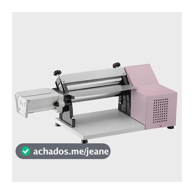 Cilindro Laminador Elétrico Malta 28 cm com Cortador Talharim Rosa