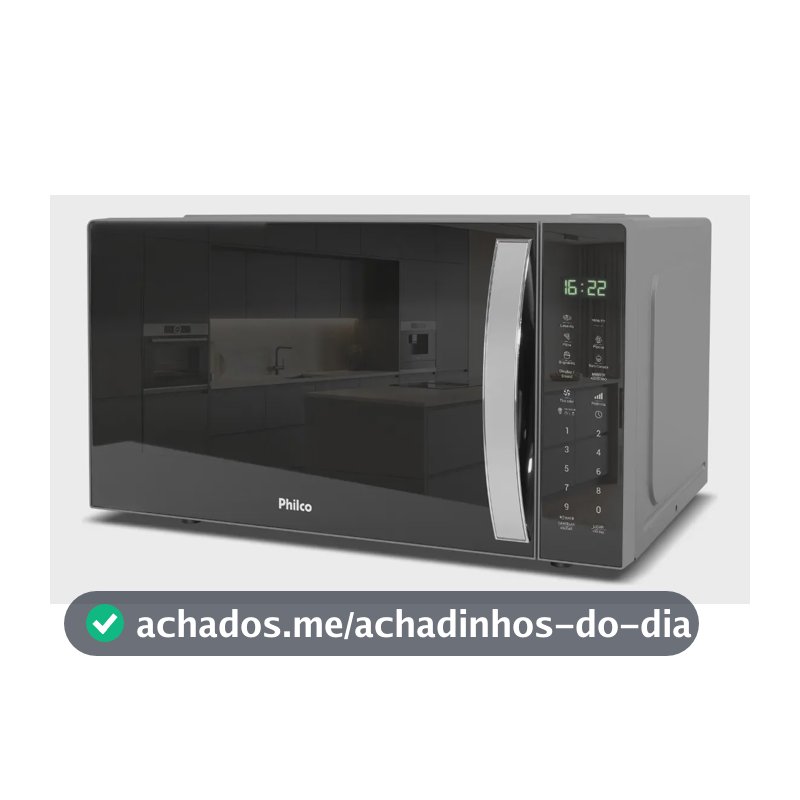 Micro-ondas Philco Pmo39s Prateado 33l 1400w