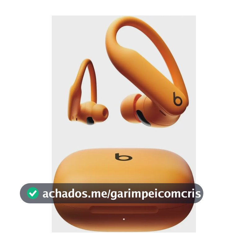 Fones de ouvido sem fio Bluetooth Beats Powerbeats Pro 2 Electrifying Orange