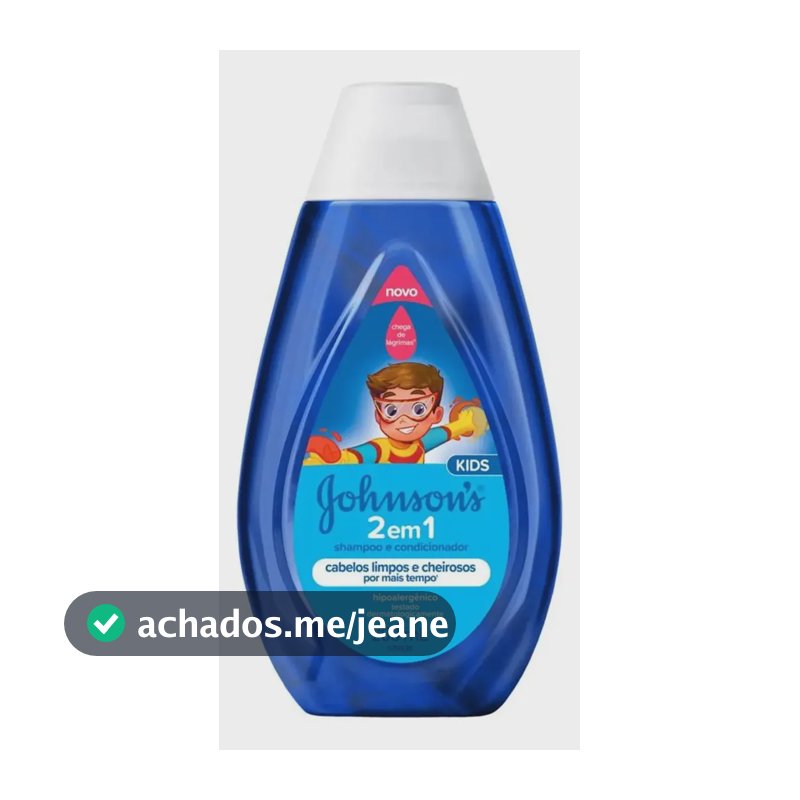 Shampoo E Condicionador 2 Em 1 Infantil Johnson's 200ml