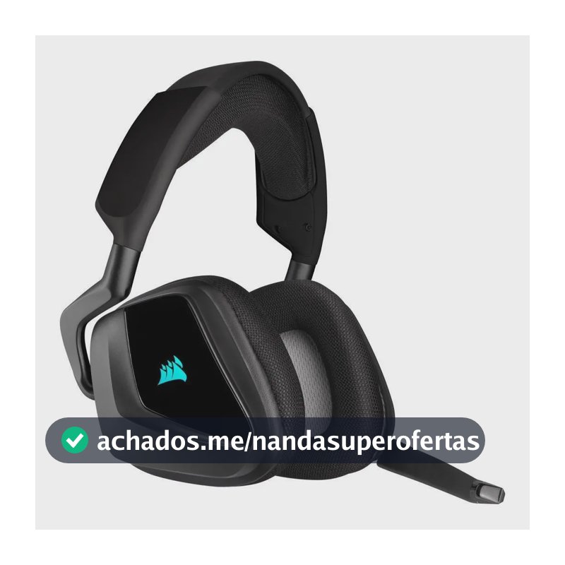 Headset Gamer Corsair Void Elite Wireless Rgb Surround 7.1