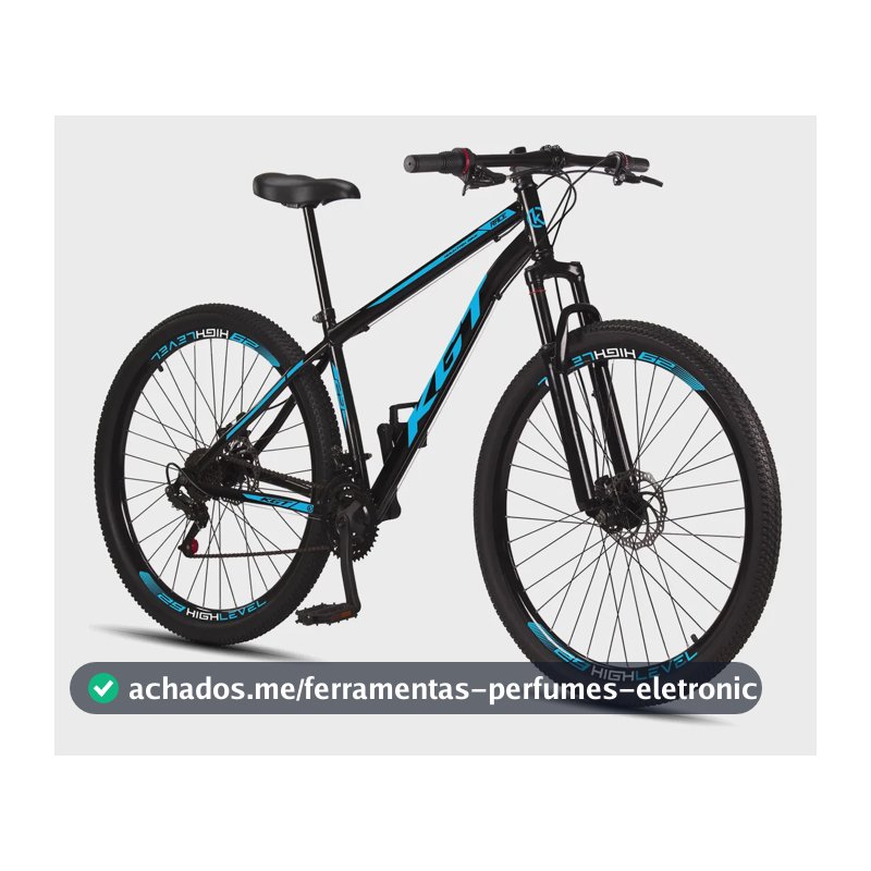 Bicicleta Aro 29 Aço Carbono Freios A Disco Suspensão 21 Vel Preto-azul 17