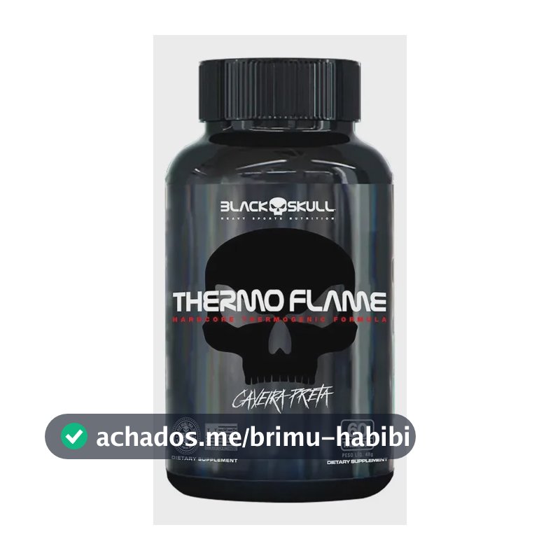 THERMO FLAME Caveira 360mg 60 Tabletes BLACKSKULL