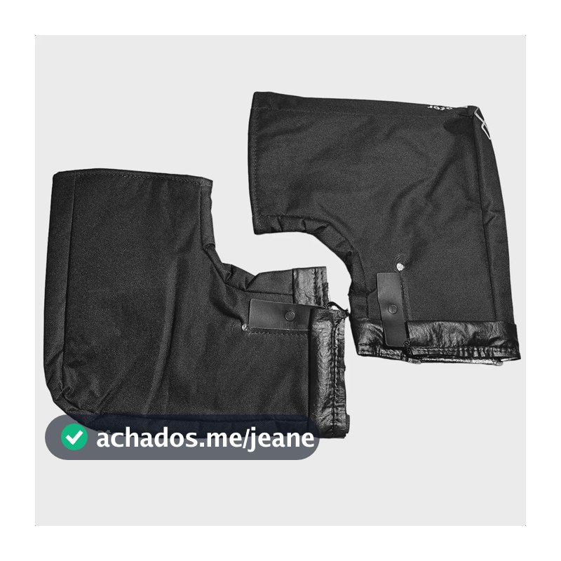 Protetor Luva Guidão Para Moto Térmica Chuva Proteção Frio Preto