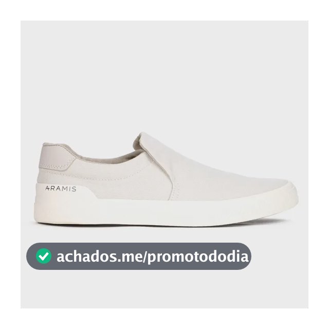 Tênis Masculino Casual Aramis Daily Slip Confortável Moderno Bege 39 Br