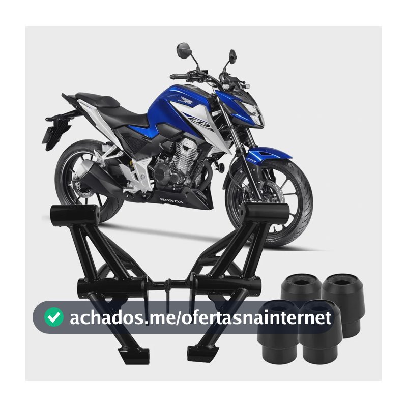 Protetor De Carenagem Stunt Race Cb300f Twister Preto Brilho