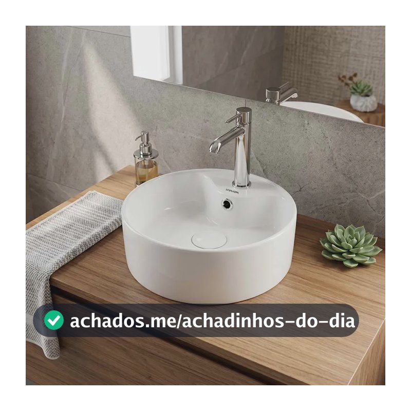 Cuba Banheiro Branca Redonda 3030cm Cerâmica Premium Moldada Em Peça Única Alto Brilho Com Ladrão E Bordas Arredondadas Winda